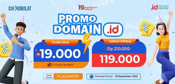 Cuma 24 jam! Harga Super Hemat Domain .ID di CloudKilat! 